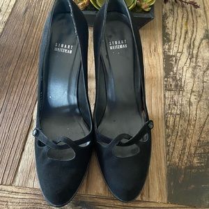 Stuart Weitzman heels black worn for interviews 10
